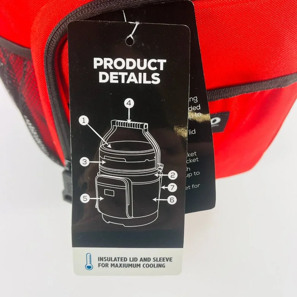 Igloo Heavy Duty Bucket Cooler 'Red Heat' 20QTCOOLBUCK-REDHEAT 20 Quart